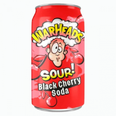 Напій газований Warheads sour black cherry soda з/б 330 мл/12