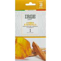 Ароматизатор для шафи в пластинах IRGE Ambra & Sandalo 3 шт