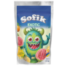 Напиток безалкогольный соковый негазированный Sofik Exotic со вкусом гуавы 200 мл/10