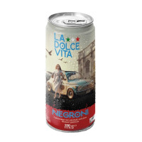 Напій газований La Dolce Vita Negroni б/а 330 мл/24