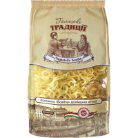 Макарони Галицькі традиції Локшина домашня яєчна №5  Боніта 400 г /18