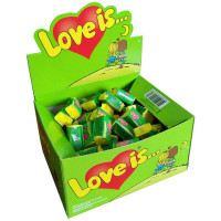 Жувальна гумка Love Is Яблоко лимон 1 шт 4.2 г/100