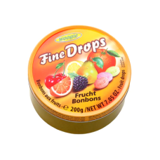 Леденцы Woogie Fine DROPS фруктовый микс 200 г/10