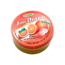 Льодяники Woogie Fine DROPS апельсин 200 г/10
