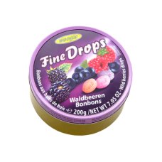 Леденцы Woogie Fine DROPS лесные ягоды 200 г/10