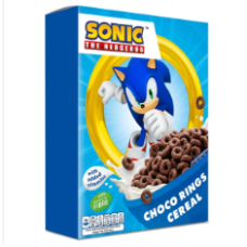 Сухий сніданок Nestle Sonic The Hedgehog Choco Rings Cereall 375 г