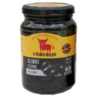 Маслини Toro Rojo чорні без кісточки 340 г/12