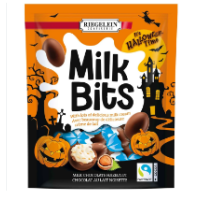 Цукерки шоколадні Riegelein Halloween Milk Bits 166 г/16