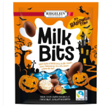 Цукерки шоколадні Riegelein Halloween Milk Bits 166 г/16