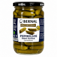 Корнішони Bernal зі смаком анчоуса 300 г