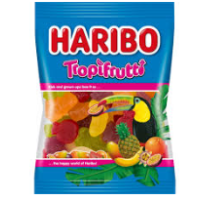 Цукерки жувальні Haribo TropiFrutti Тропічні фрукти 100 г/30