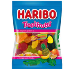 Цукерки жувальні Haribo TropiFrutti Тропічні фрукти 100 г/30