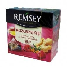 Чай фруктовий Remsey малина імбир облипиха 20 пакетиків/24