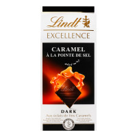 Шоколад Lindt Caramel Excellence чорний з морською сіллю 100 г/20