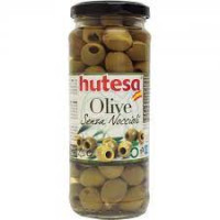 Оливки Hutesa зелені  без кісточки 350 г/12