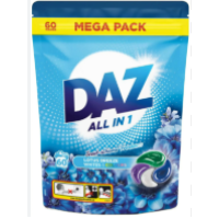 Капсулы для стирки Daz 3в1 Цветы лотоса для всех типов тканей 60 шт/6