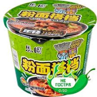 Локшина Simeite пшенична та з батату зі смаком м'ясної запіканки не гостра 124 г/36