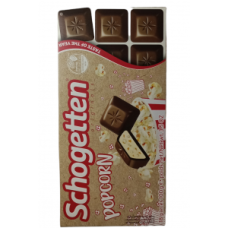 Шоколад Schogetten молочний Popcorn 100 г/15