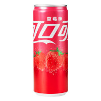 Напій газований Coca Cola Strawberry Полуниця 330 мл/24