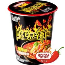 Локшина Simeite зі смаком свинячих реберець Дуже гостра 70 г/12