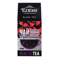Чай чорний Edems Лісові ягоди крупнолистовий 100 г