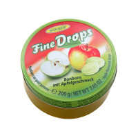 Льодяники Woogie Fine DROPS яблуко 200 г/10