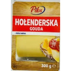 Сир твердий Pilos Gouda Holenderska нарізка 300 г
