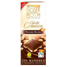 Шоколад Moser Roth молочний з цільним мигдалем 125 г