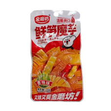 Снек Конжак Golden Mil Hot & Spicy Flavor зі свіжими пагонами бамбука 18 г/20