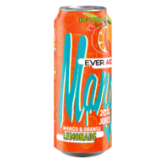 Лимонад газований Ever Aid Манго апельсин Без цукру 500 мл/12