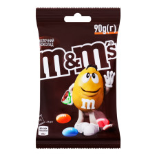 Драже M&Ms з молочним шоколадом 90 г/16