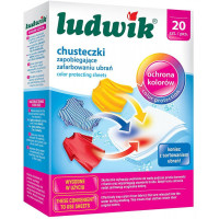 Серветки для прання Ludwik для захисту колору тканин 20 шт/12