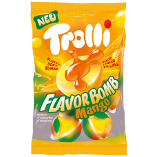 Цукерки жувальні Trolli Mango Манго 75 г/21