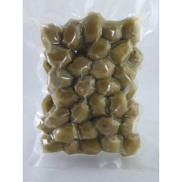 Оливки Kalimera Амфісіс Джамбо зелені з кісточкою в бальзамічному оцті, оливковій олії 250 г