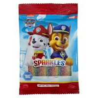 Цукерки жувальні Paw Patrol Sparkles Стрічки Кислі 80 г/12