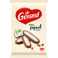 Печиво Dr.Gerard Tropical Coconut з вершковою начинкою какао та кокосова стружка 300 г
