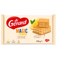 Печиво Dr.Gerard Magac Lemon з лимонною начинккою 216 г