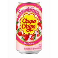 Напиток газированный Chupa Chups со вкусом клубника со сливками 345 мл/24