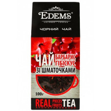 Чай чорний Edems Барбарис та Гібіскус крупнолистовий 100 г