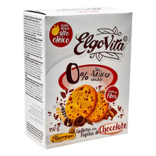 Печиво Elgorriaga Elgo Vita без цукру з шоколадними крихтами 150 г/12
