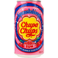 Напиток газированный Chupa Chups со вкусом вышивочной жвачки 345 мл