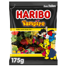 Цукерки жувальні Haribo Vampire 175 г/36