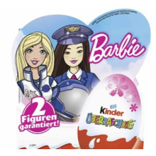 Яйце Kinder Surprise Barbie шоколадне 4*20 г/19