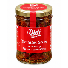 Помідори Didi Tomates Secos в'ялені в олії з духмяними травами 190 г
