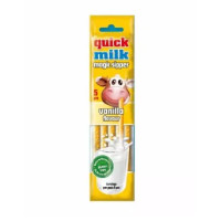 Трубочки для молока Quick milk Ваніль 5 шт*6 г 30 г/20