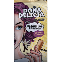 Вафельные трубочки Donna delicia ванильные 150 г
