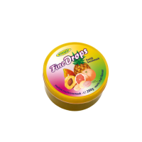 Льодяники Woogie Fine DROPS екзотичні фрукти 200 г/10