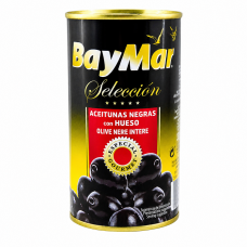 Маслини Bay Mar чорні без кісточки 350 г