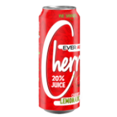 Лимонад газований Ever Aid Вишня Без цукру 500 мл/12