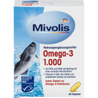 Біологічно активна добавка Mivolis Omega 3 1000 мг 60 шт